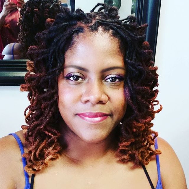 Natural Hair Health Wellness Perm Rod Set On Ombre Longer