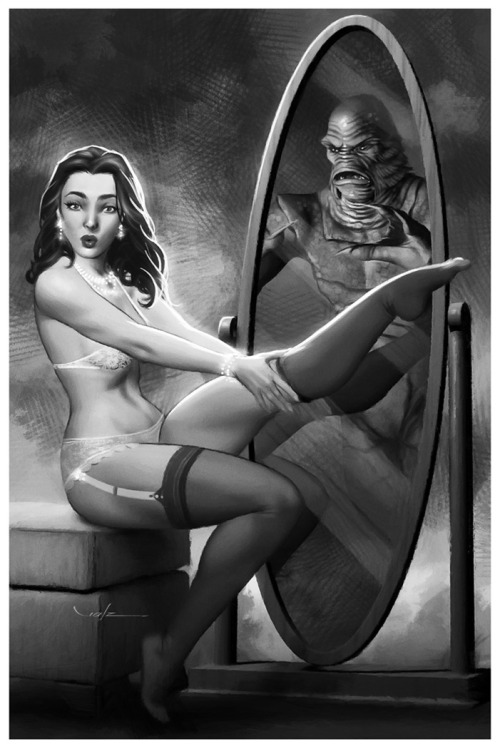 spyrale:Pinups and Monsters byCarlos Valenzuela