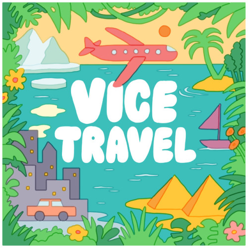 Site illustration for Vice Travel.