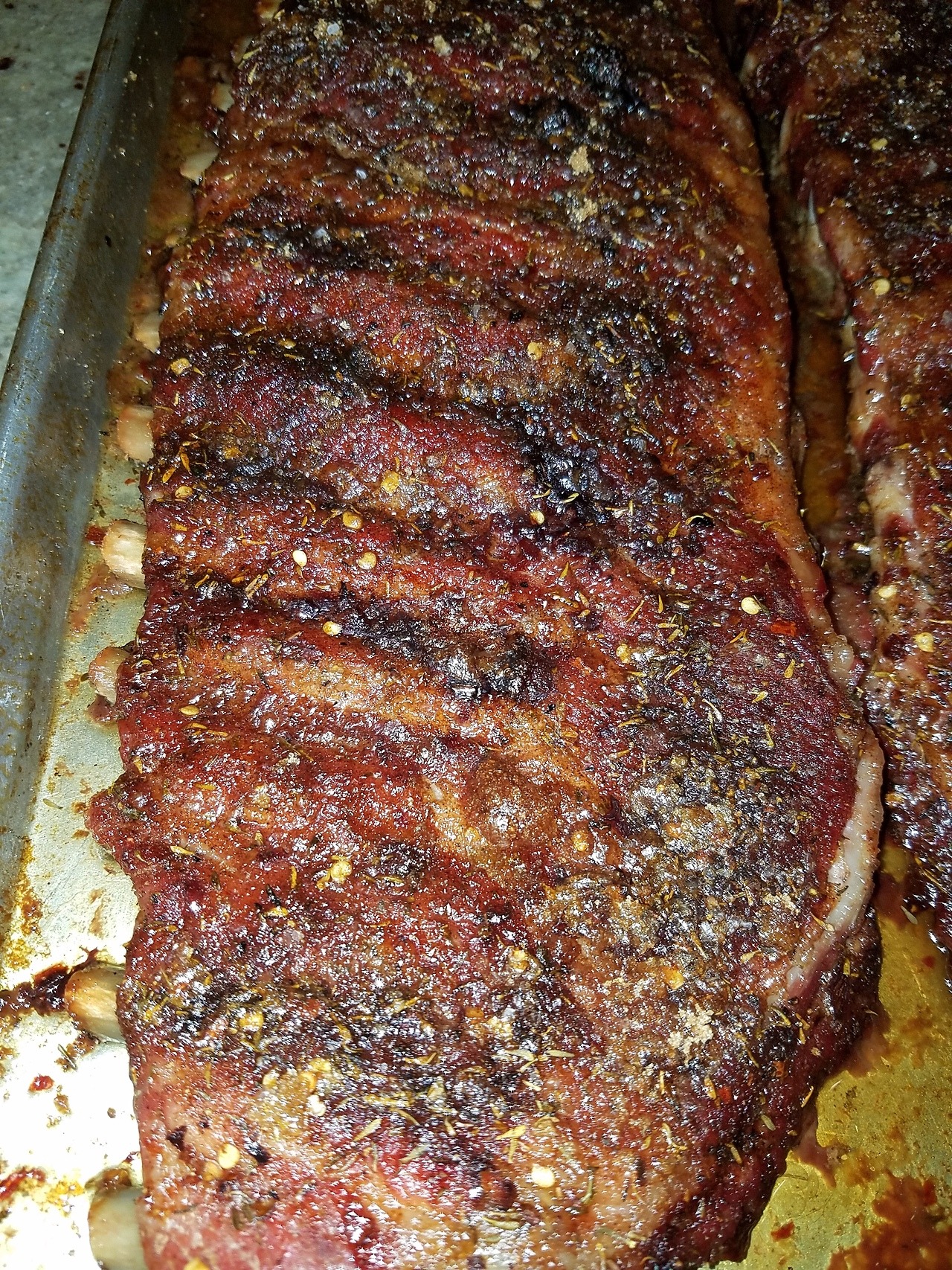 St Louis Cut Ribs With Jamaican Jerk Brown