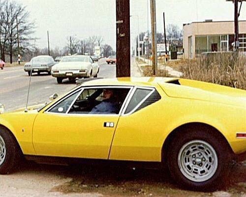 Elvis’ bought this “De Tomaso Pantera” Yellow...