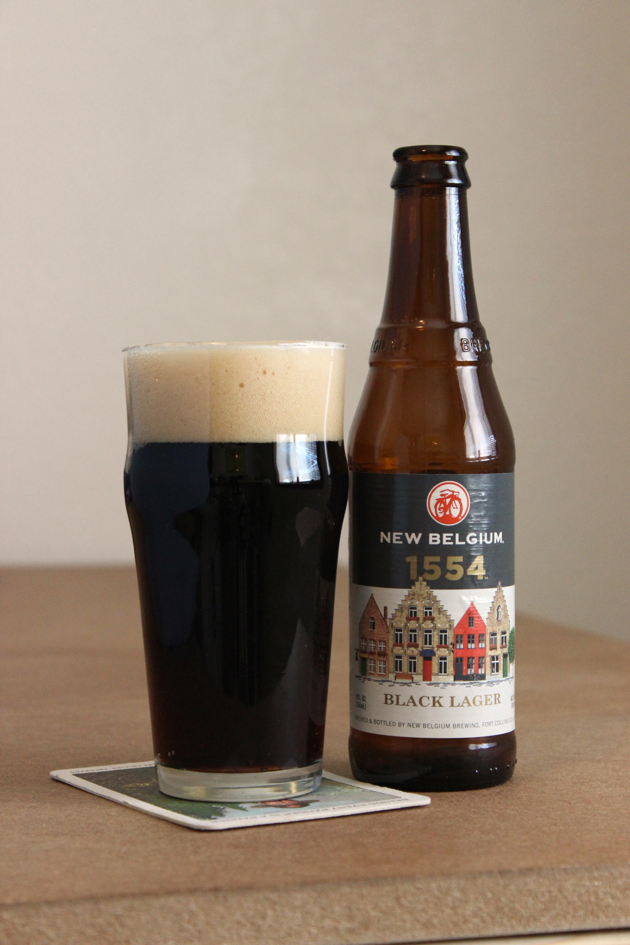 New Belgium “1554” Black Lager Beer Advocate:... - He has frost in his ...