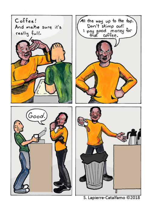 thxalatte webcomic comic comicstrip coffee barista barista life Barista problems tobeapartner customer service Server Problems starbucks problems starbucks torontocoffee torontobarista torontocomics
