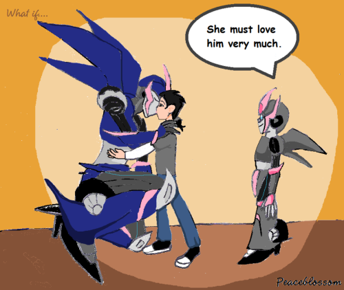 Arcee And Airachnid Kiss Fan Art 