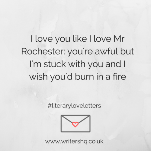 writers-hq:Literary Love Letters