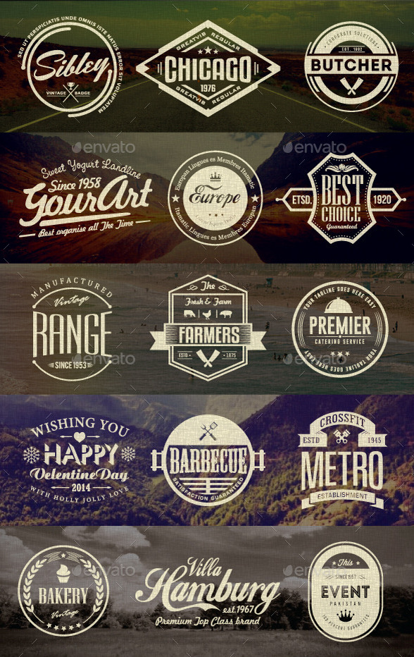 Good typography — trendgraphy: Modern Badges Bundle by...