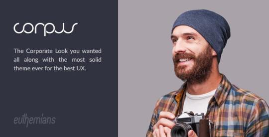 Corpus v3.1.4 - Responsive Corporate WordPress Theme Nulled