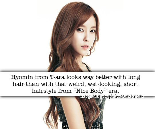 Unpopular K Pop Hyomin From Tara Looks Wayyyyy Better With Long