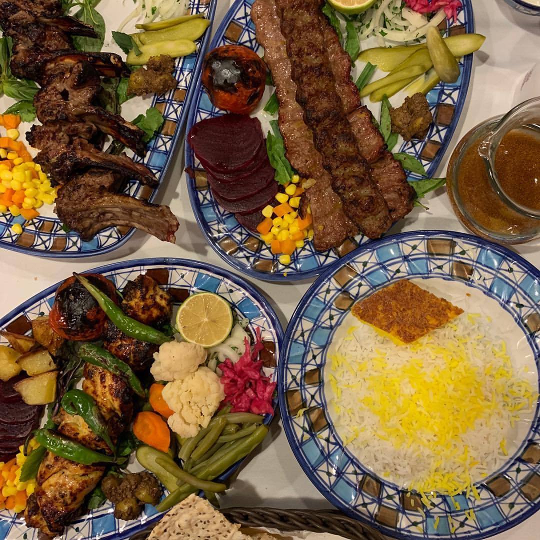 Jens Thraenhart - First dinner in Teheran, traditional Iranian food....