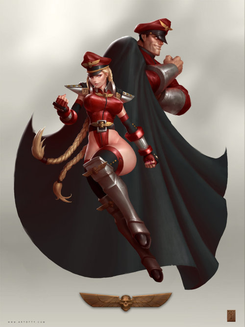 xombiedirge:Bison & Cammy by Tyler James / Blog / Tumblr