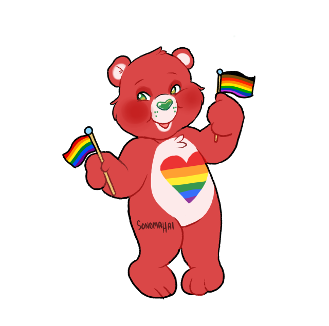 pride care bear