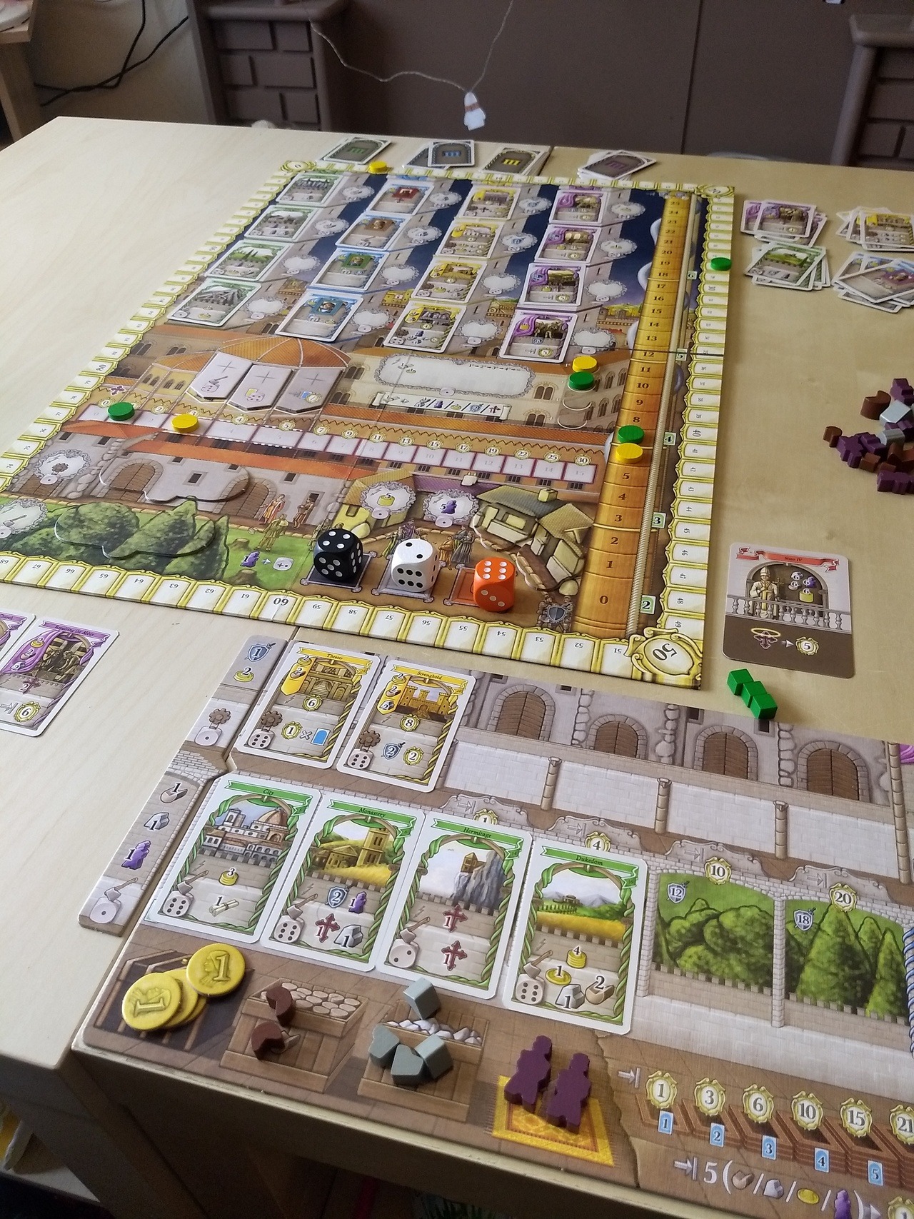 Non-Stop Board Games — First game of Lorenzo Il Magnifico today, seems...