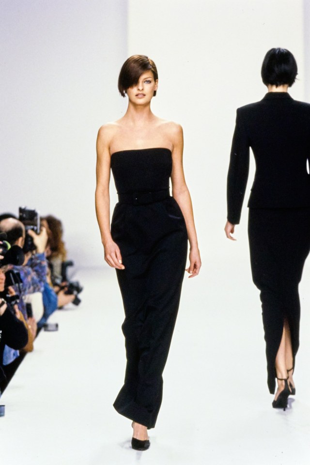 Linda Evangelista at Calvin Klein F/W 1995 - Chic As F**k