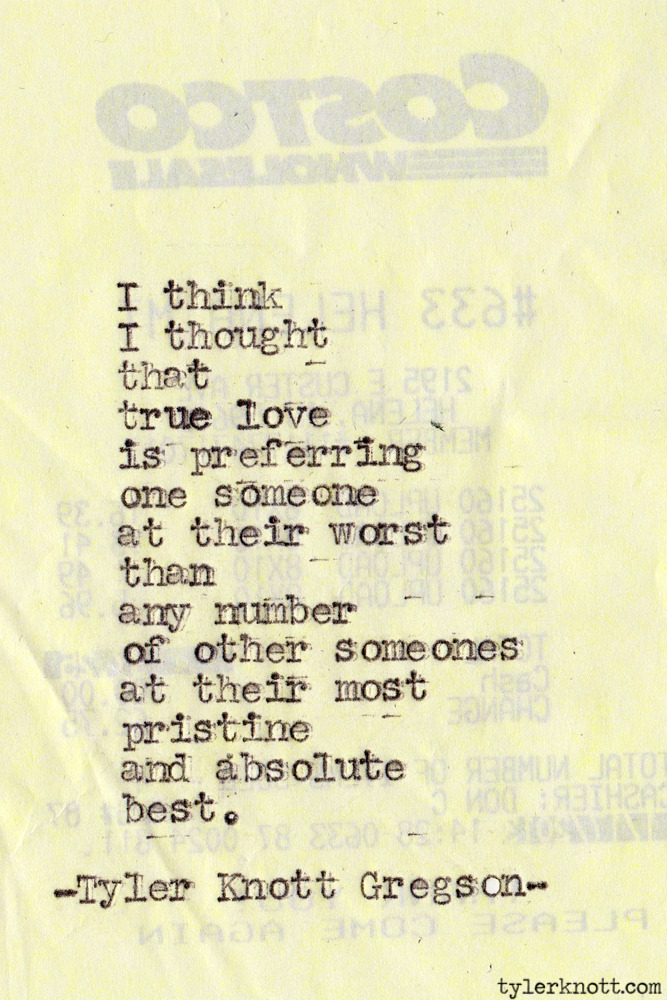 Tyler Knott Gregson — Typewriter Series #312 by Tyler Knott Gregson