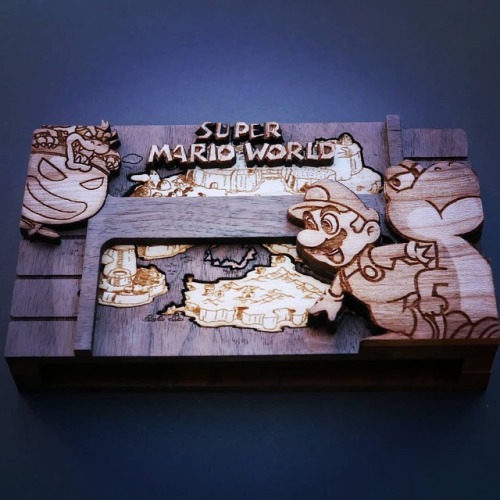 retrogamingblog:Wood Super Nintendo Cartridges made by...