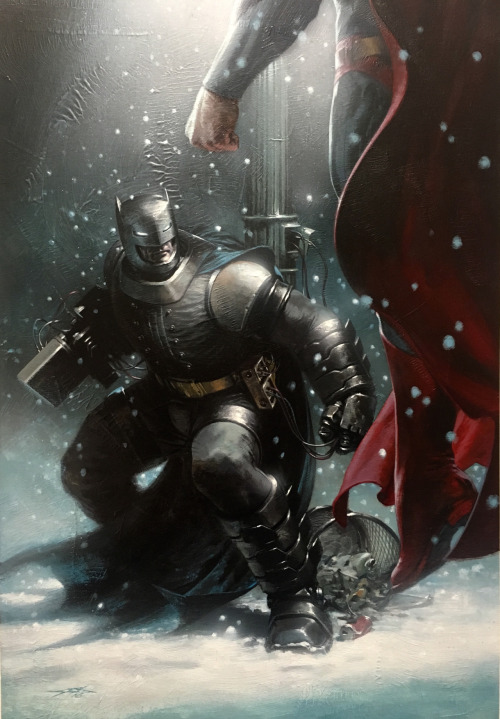 league-of-extraordinarycomics:Batman vs. Superman by Gabrielle...