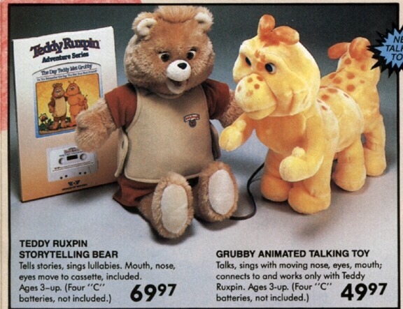 teddy ruxpin 1986