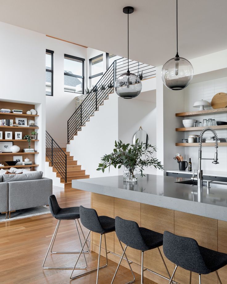 Kitchen/ Stairs- Courtney Nye Design/ Tatone Residence