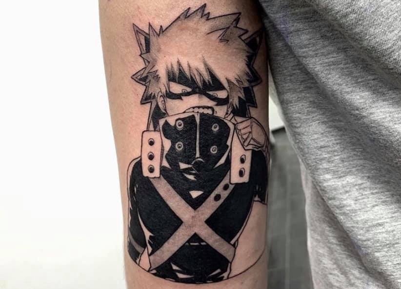 anime tattoo on Tumblr