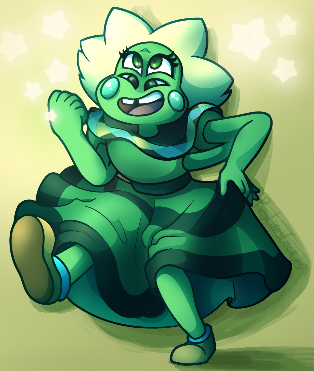 jade…??? is my new daughter, i live and die for her… anyways, back from the dead with steven universe fanart!