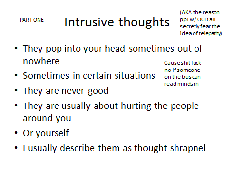 treatment for intrusive thoughts