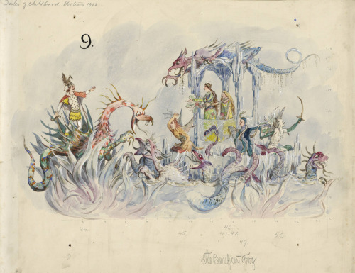 thatsacooldragon:Float designs, 1888-1904The Krewe of...