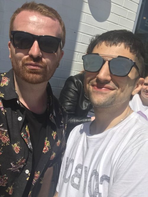 lovemesomemitch:Mitch brought out a whole case of water and...