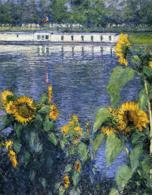 trulyvincent:Gustave Caillebotte (French, 1848-1894)Sunflowers...