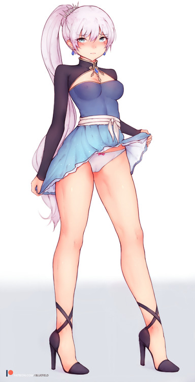 Drawing Weiss with her high heels  (nsfw ver. on twitter:...