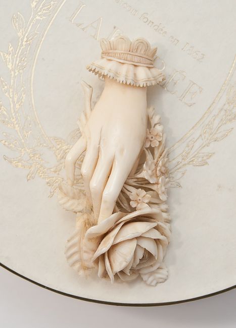 feminine-charm:♕Feminine Charm♕ | Victorian Carved Ivory Hand...