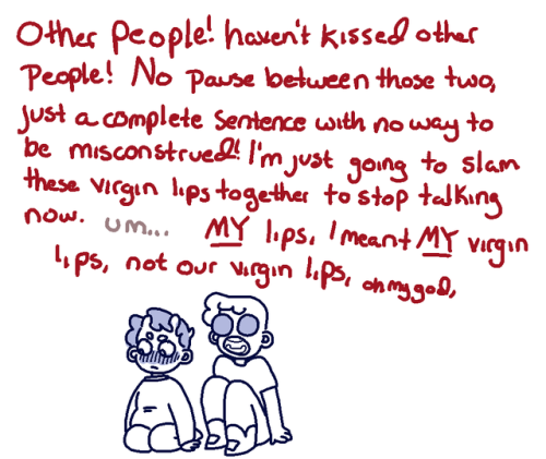 nubs-mgee:this was their first kiss but hussie’s too much of a...