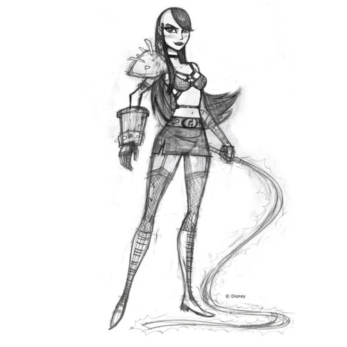 2005 early concept sketch of “Aliana” s4 ep2 “Galactic Smash:...