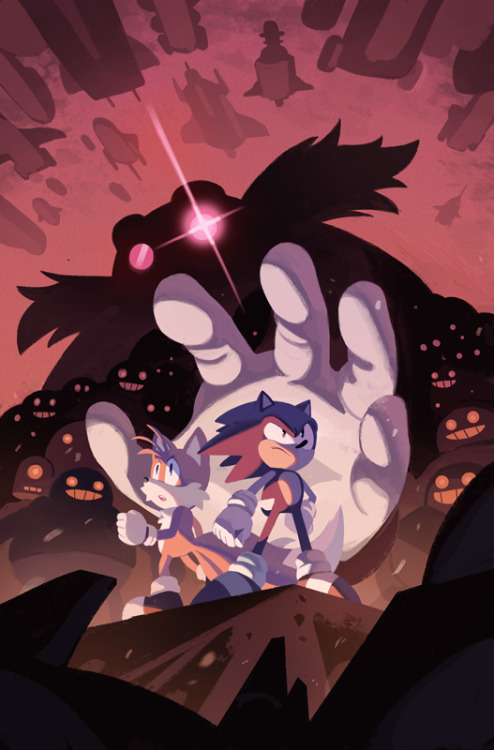 loopy-lupe:Covers #5-8 for the sonic the hedgehog comic!