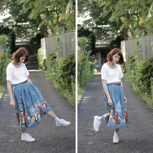long skirt on Tumblr