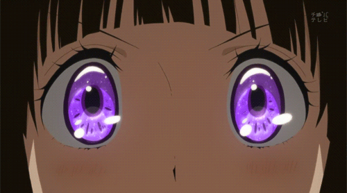 Resultado de imagem para anime gif shining eyes