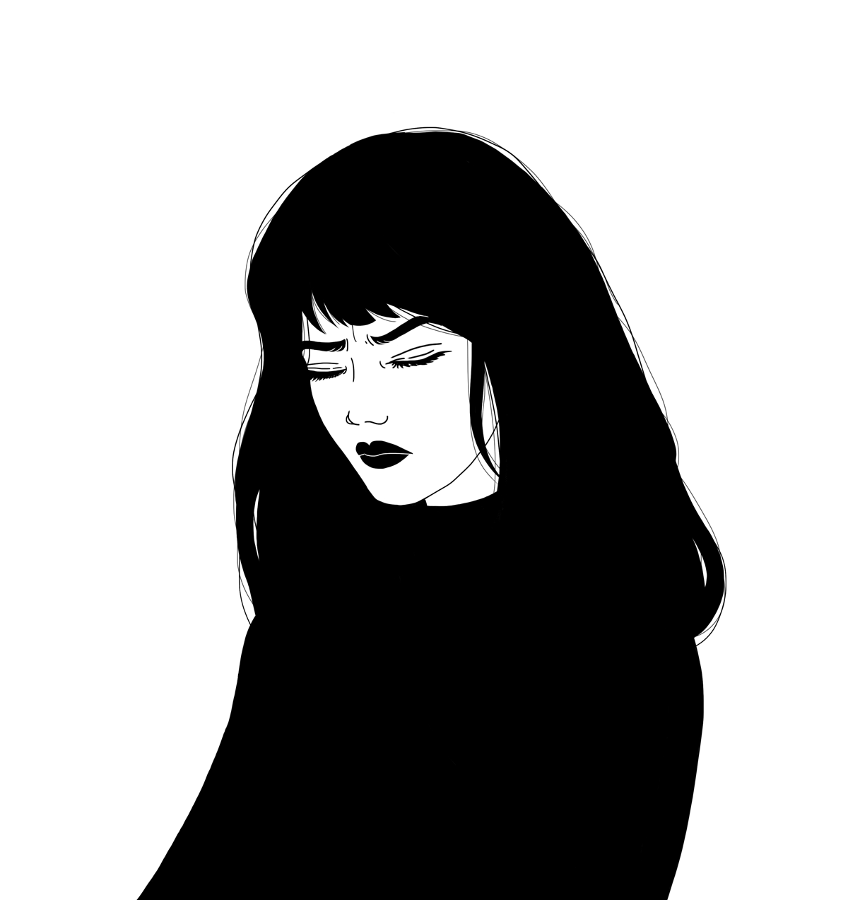 Chica Invisible — annamachtart: Tears.