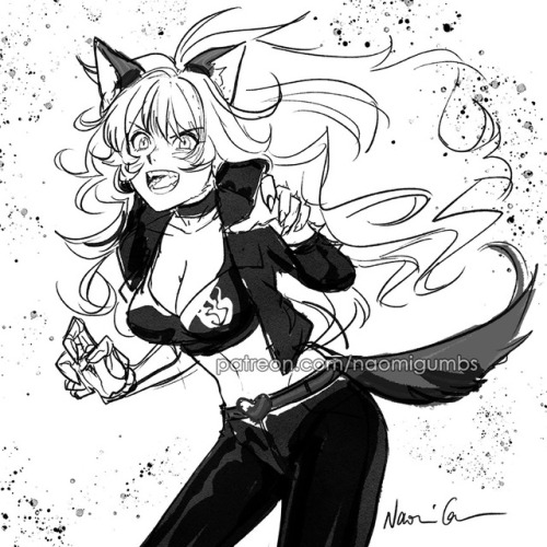 nononsensei:Day 7: Werewolf YangInktober Week 1...