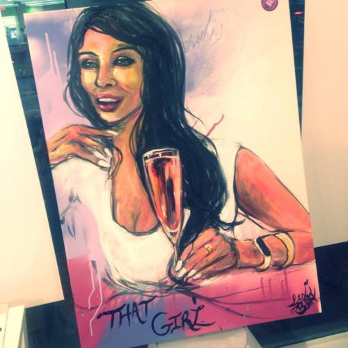 Finished piece “That Girl” for @mymirafit &...