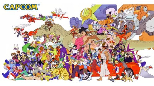 videogamesdensetsu:The making of the cover art for Capcom...