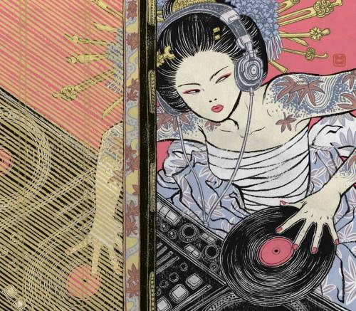 visual-cortex:DJ Geisha, by Yuko Shimizu (清水裕子)