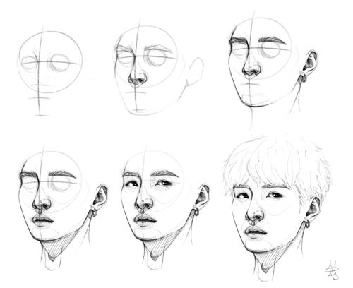 Bts Drawing Easy Step By Step - Creative Art