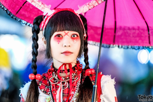 tokyo-fashion:Japanese designer Yukachin on the street in...