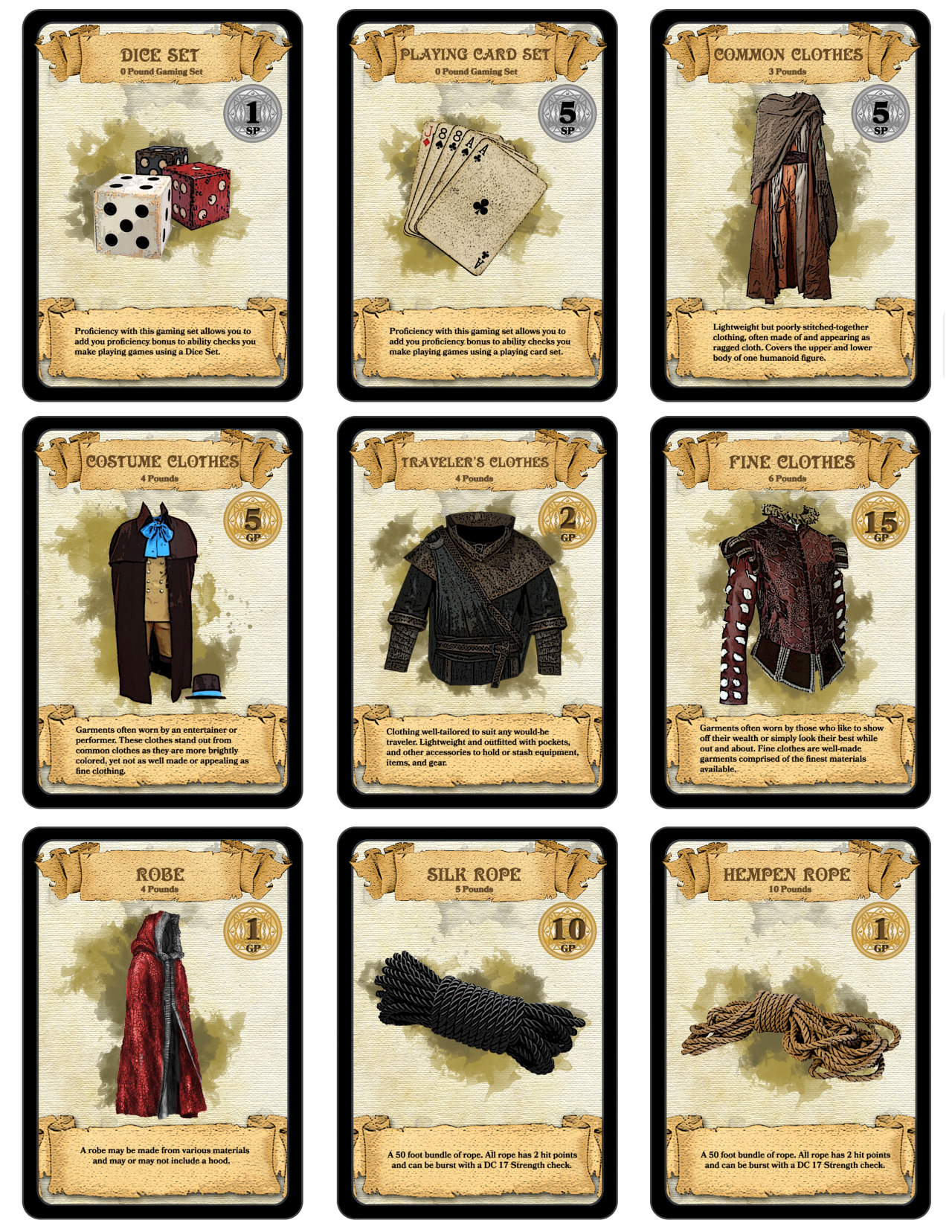 DM Paul Weber - Over 300 Downloadable and Printable D&D Cards