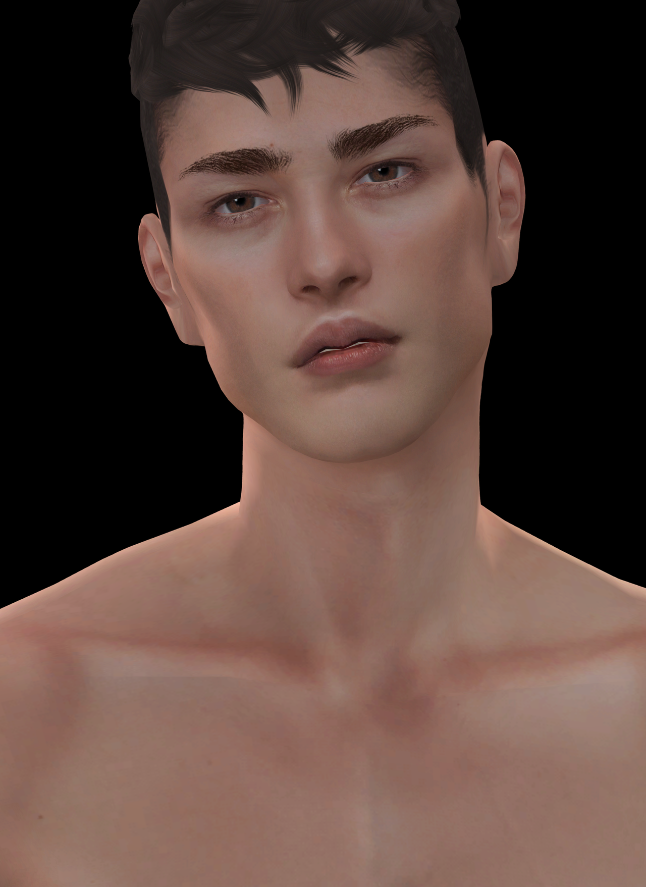 sims 4 alpha cc skin overlay male