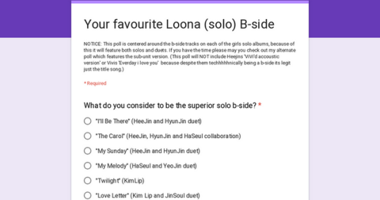 Your favourite Loona (solo) B-side