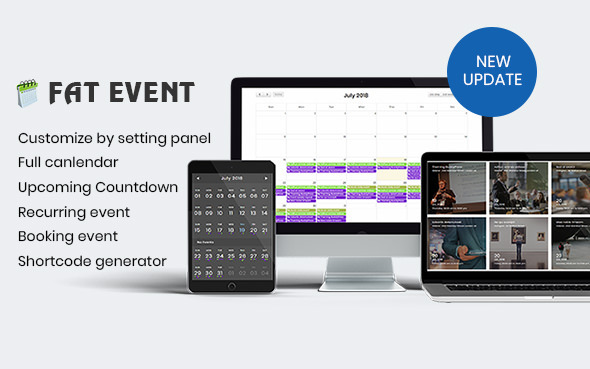 FAT Event v3.11 - WordPress Event and Calendar Booking Nulled