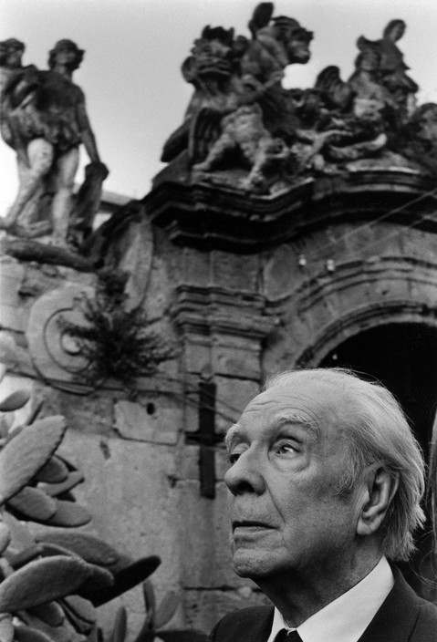 barcarole:Jorge Luis Borges at Palermo, Sicily, 1984. Photos by...