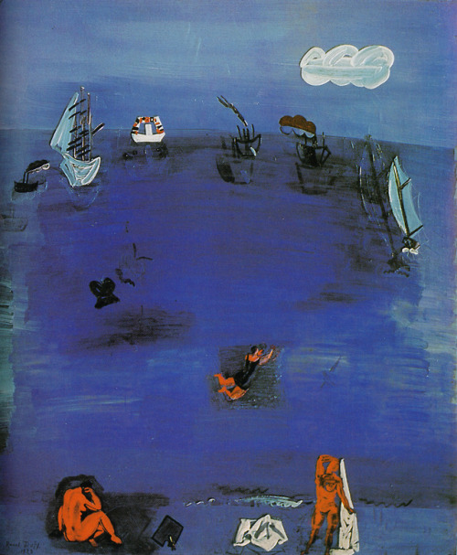 raoul-dufy:The Mediterranean, Raoul DufyMedium: oil,canvas