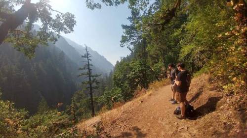 Oregon Adventures. My buddy and I looking majestic as fuck.