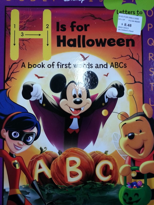 toonyfan411:I just found a new Disney Halloween book, Gogo...